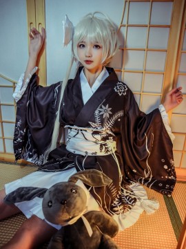 《缘之空》春日野穹短和服 C O S P L A Y_病娇萝莉什么的～才不是本宫 (4)