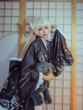 《缘之空》春日野穹短和服 C O S P L A Y_病娇萝莉什么的～才不是本宫 (2)