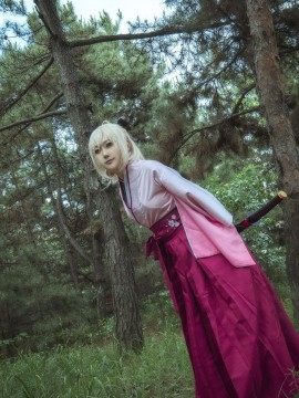 《FATE》樱saber 冲田总司  C O S P L A Y_樱saber (4)