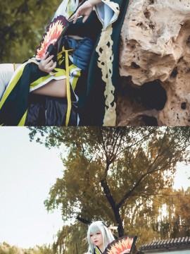 《Fate Grand Order》清姬黑化焔色の接吻  C O S P L A Y_Master，我请求你，千万不要对现在的我撒谎哦，否则我会想要吃掉你的……嘿嘿嘿嘿嘿…… (4)