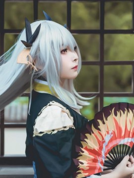 《Fate Grand Order》清姬黑化焔色の接吻  C O S P L A Y_Master，我请求你，千万不要对现在的我撒谎哦，否则我会想要吃掉你的……嘿嘿嘿嘿嘿…… (7)
