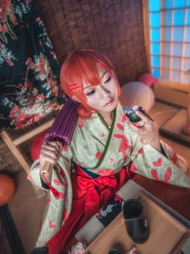 《银魂》神乐大正和服 C O S P L A Y_银魂 (4)