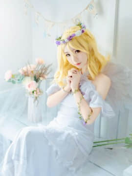 《LoveLive!Sunshine!!》小原鞠莉天使 C O S P L A Y_0001