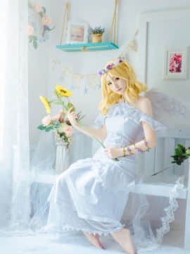 《LoveLive!Sunshine!!》小原鞠莉天使 C O S P L A Y_0003
