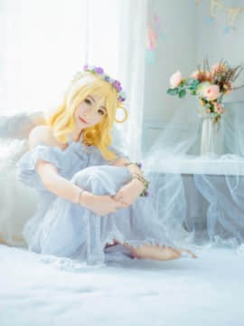 《LoveLive!Sunshine!!》小原鞠莉天使 C O S P L A Y_0004