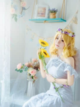 《LoveLive!Sunshine!!》小原鞠莉天使 C O S P L A Y_0005