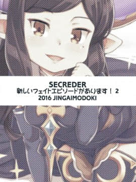 (C91) [SECREDER (人外モドキ)] 新しいフェイトエピソードがあります! 2 (グランブルーファンタジー)_24