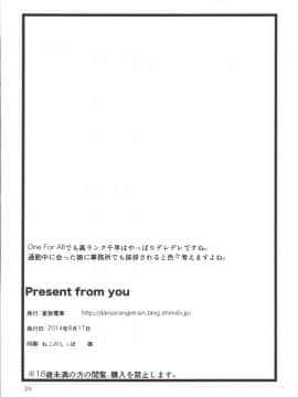 (C86) [蜜柑電車 (ダン)] Present from you (アイドルマスター)_25