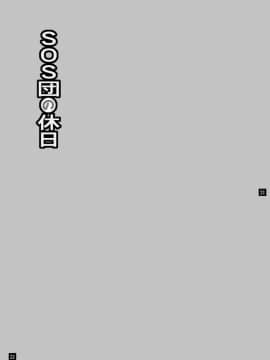 [やすりん堂 (安麟太郎)] SOS団の休日 (涼宮ハルヒの憂鬱)_20