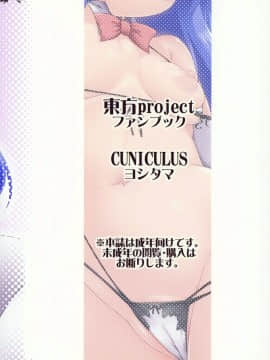 [oo君個人漢化] (例大祭15) [CUNICULUS (ヨシタマ)] 天上リフレ (東方Project)_20