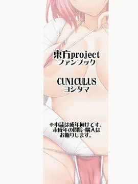 [oo君個人漢化] (例大祭13) [CUNICULUS (ヨシタマ)] 特別な日には特別な華を。 (東方Project)_018