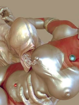 [Heroineism] 舐めとレイプされている、最後に受胎するウルトラクィーン!!(uncensored)_10_03