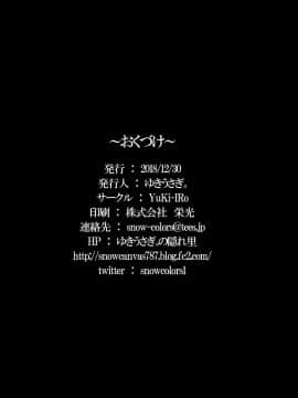 [廢欲加速漢化] (C95) [YuKi-IRo (ゆきうさぎ。)] 白濁クリスマス (東方Project)_White_Christmas_017