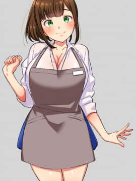 (同人CG集) [どうしょく (まめおじたん)] バイトの巨乳ポニテJKと孕まセックス_008_01