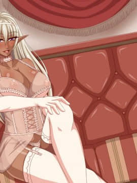 (同人CG集) [お茶漬け屋三代目] エルフとダークエルフの娼婦と過ごす一夜の夢__0133