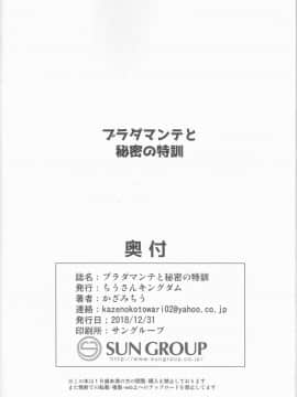 (C95) [ちうさんキングダム (かざみちう)] ブラダマンテと秘密の特訓 (FateGrand Order)_10