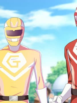 (同人CG集) [diletta] 戦隊ショーにガチの怪人が混ざっていてピンクが中出しされまくった話_095_01_03