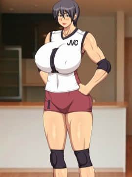 [逝印乳業 (逝印)] ママはママさんバレーボーラー_101_0201