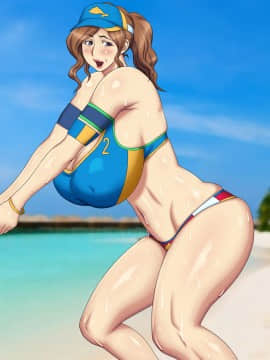 [逝印乳業 (逝印)] 熟女ビーチバレーボール -秘密の特訓-_102_0501