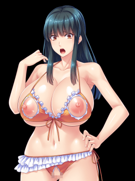 爆乳水着人妻をビーチでデカチンナンパ ～生真面目ぶって渋るのにハメるとイキまくるマゾ牝を孕ませオナホに躾ける夏～_st_kasumi_a009f