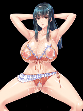 爆乳水着人妻をビーチでデカチンナンパ ～生真面目ぶって渋るのにハメるとイキまくるマゾ牝を孕ませオナホに躾ける夏～_st_kasumi_a202d