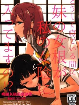 [新桥月白日语社] (僕らのラブライブ! 13) [陰謀の帝国 (印カ・オブ・ザ・デッド)] どうして寝ている間に妹の女根が私の女陰に入ってますの!? (ラブライブ! サンシャイン!! Love Live! Sunshine!!)
