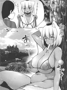 (C96) [にゃんころもちもち (コトバアイ)] 椛お姉ちゃんとヤりまくった夏の思い出 (東方Project)_03