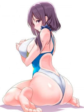(同人誌) [ナイロン100% (ナイロン)] 巨乳が悩みの水泳部員 (オリジナル)_004__003