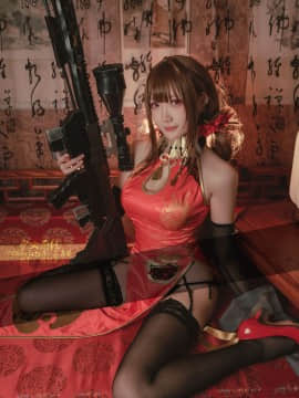 《少女前线》DSR-50 红牡丹 C O S P L A Y_0014